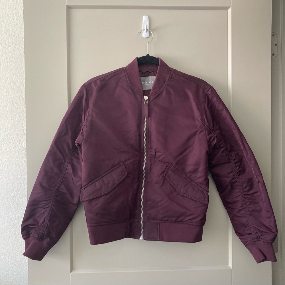 Everlane Maroon Jacket